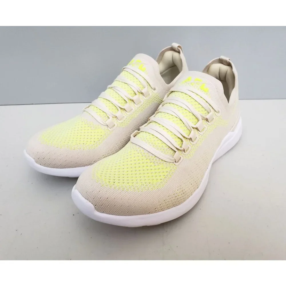 APL TechLoom Breeze Sneakers in Beach Energy White Womens Size 9.5 40.5